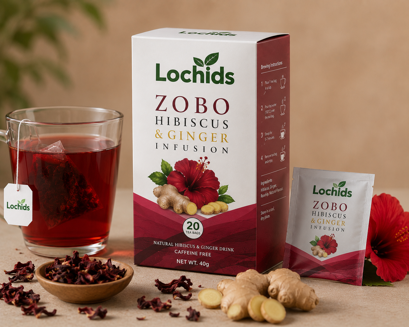 Hibiscus & Ginger Infusion